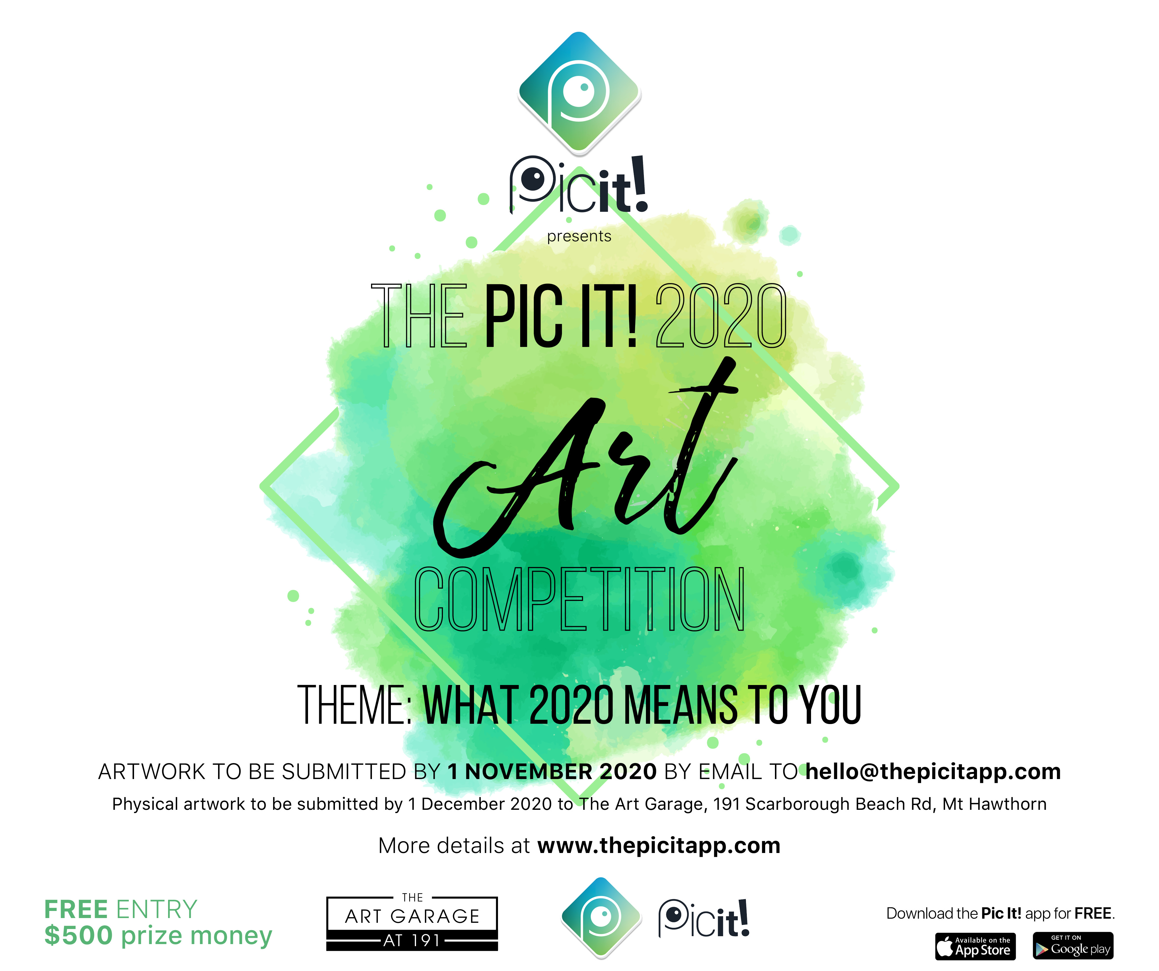 The Pic It! 2020 Art Competition